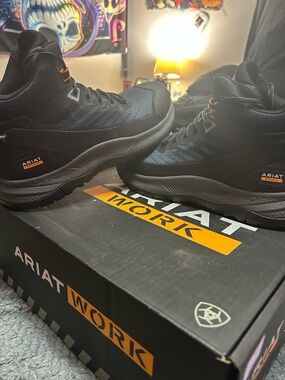 Ariat Men’s Safety Toe Work Boots Size 10.5